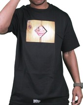 In4mation Mens Black Pink White Breezy Glory Hole Ladies Lips Peeking T-Shirt NW - £11.80 GBP