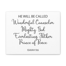  Prince Of Peace Isaiah 9:6 Bible Verse Canvas Christian Wall Ar - £60.74 GBP+