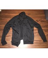 ADIDAS Black Track Jacket - SIZE XL Tight Fit - READ Details - $49.50