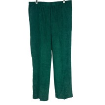 Alfred Dunner Classic Fit Emerald Green Pants Size 12 Traditional Propor... - $47.38
