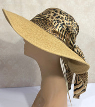 Ladies Cappelli Straworld Dorfman Pacific Paper Glamour Summer Beach Cap... - $23.78