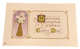 Easter Vintage Postcard May Every Joy Be Yours on Easter Day Embossed St... - $4.99
