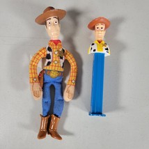 Disney Toy Story Sheriff Woody Figure Burger King Toy and Pez Dispensor - £8.62 GBP