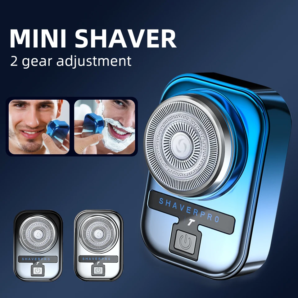 Electric Shaver Portable Razor Man Travel Wet And Dry Smart Shaving Type... - $13.90+