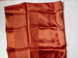 Womens Scarf Square 21 x 21 Brown Head Neck Made in Japan - £14.43 GBP