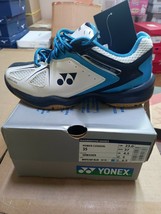 Yonex Badminton Shoes Power Cushion 35 White Blue 230/235/260/265 NWT SHB-35EX - £50.28 GBP