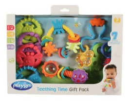 Playgro Teething Time Gift Pack 7 Pc for Baby NEW - £16.17 GBP