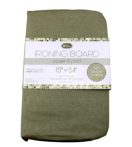 Ironing Board Cover &amp; Pad 15&quot; x 54&quot; Fits Standard Size  Silicone Coating... - £10.92 GBP