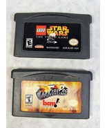ORIGINAL NINTENDO GAME BOY ADVANCE LEGO STAR WARS/FIRE PRO WRESTLING VID... - $30.54 CAD