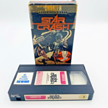 Star Crash VHS 1978 Charter Entertainment Sci-Fi Marjoe Gortner David Ha... - $16.95