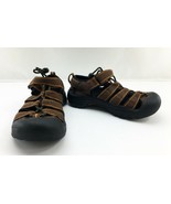Keen Brown Waterproof Closed Toe Hook Loop Sport Sandals - Youth Kids Si... - £14.90 GBP