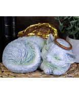 Heavenly Halo Angel Cat Urn For Ashes Statue 7.5&quot;Wide Pet Memorial Figurine - €25,68 EUR