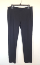 Eileen Fisher Medium Viscose Blend Black Stretch Pants Pull On - £18.88 GBP