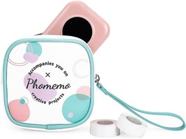 White Phomemo D30 Label Maker Bundle With Phomemo Carry Bag. - $80.99