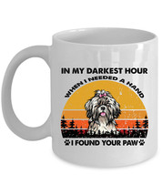 Cute Shih Tzu Dog Pet Lover Coffee Mug Ceramic Dogs Paw Quote Vintage Mugs Gift - £13.37 GBP+