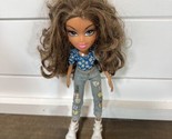 Bratz Doll Yasmin MGA 2001 Floral Top Patch Work Pants Shoes Brown Eyes ... - $12.82