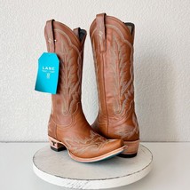 NEW Lane LEXINGTON Brown Cowboy Boots Womens 7.5 Leather Western Style S... - $232.65