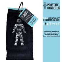 Tri-Fold Velour Golf Towel - Supports Prostate Cancer UK - €14,45 EUR