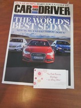 Car and Driver Auto Magazine July 2012 New The World&#39;s Best Sedan New - £7.85 GBP