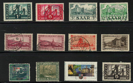 Germany Saar Very Fine Used Stamps Set - £0.86 GBP