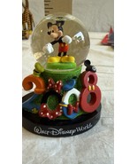Original Disney Park Mini Snow Globe MICKEY MOUSE 3.5&quot; height 3&quot; wide - $271.95 MXN