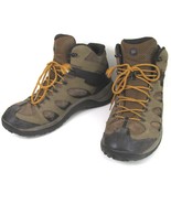 MERRELL Reflex Brown Mid Hiking Boots Men&#39;s 13 Waterproof Lace Up J77273 - £25.73 GBP