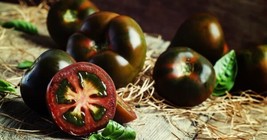 30 Black Truffle Tomato Seeds Early Heirloom Organic  From US - £7.54 GBP