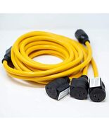 Firman 1101 Power Cord TT-30P to 3 x 5-20R 25ft Extension 10 AWG and Sto... - $1,944.54 MXN