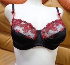 BRA FULL COVERAGE UNDERWIRE SEXY LACE BRA SOFT CUP MADE IN EUROPE 32 34 ... - £37.36 GBP