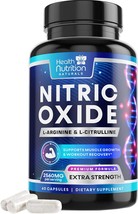 Nitric Oxide Supplement L Arginine 3X Strength for Energy &amp; Strength to ... - $27.99