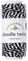 Doodle Twine Singles 20yd-Beetle Black DTW-2994 - £11.49 GBP