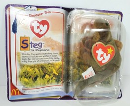 Ty Teenie Beanie Steg The Stegosaurus Dinosaur Trio McDonald&#39;s Brand New... - $9.85