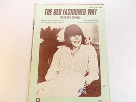Vintage Sheet Music 1972 The Old Fashioned Way By Helen Reddy - £6.96 GBP