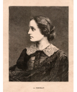 Engraved Print &quot;A Portrait&quot; c1900 - $20.37 CAD