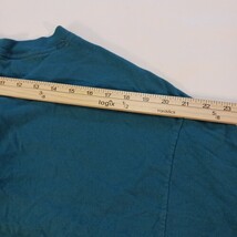 Hanes Beefy 3-Button Men’s Turquoise Long Sleeve T-Shirt Size XL  image 9