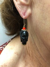 Vintage 1960s New Old Stock 1/20 14K Gold Filled Double Face Blackamoor ... - $49.00