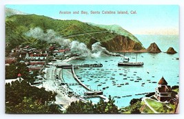 Postcard Avalon and Bay Santa Catalina Island California CA - £6.39 GBP