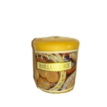 New Yankee Candle 1.7oz Votive Vanilla Cookie Wax Melts White Wax Sealed Vintage - £4.68 GBP