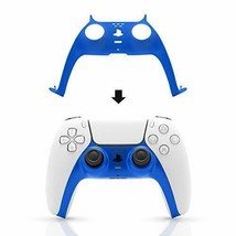 2 pack New For PS5 Custom Replacement Controller Trim Faceplate Shell Blue/Red - £11.81 GBP