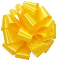 Buy Caps and Hats Yellow Bows 10 Pack Gift Wrap Bow for Baskets Gifts To... - £8.62 GBP