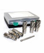 6 pcs HSS Annular Cutter Cutting 1&quot; Depth  3/4&quot; Shank Fit Magnetic Drill... - $106.41 CAD