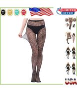 Stylish Lace Patterned Fishnet Pantyhose - Comfortable High Waist Stockings - $31.87 CAD