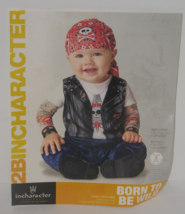 Incharacter Born To Be Wild Biker Halloween Costume Infant 6-12 Months - £7.80 GBP