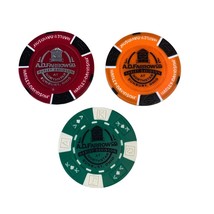 Harley Davidson Poker Chips AD Farrow Sunbury OH Americas Oldest Dealer ... - £12.09 GBP
