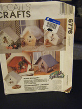 McCall's Crafts 6776 Fabric Birdhouses Pattern - $9.93