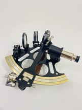 Micrometer Drum Readout Black Finished Solid Brass Sextant Marine Astrolabe Ship - £81.42 GBP