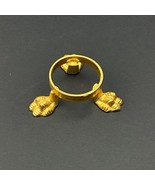 Vintage House Of Goebel Italian Brass Egg Stand With Claw Feet Made In I... - $312.82 MXN