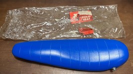 NOS Vintage Polo Blue Vinyl Banana Seat for 17&quot; Lowrider Bike - £27.91 GBP