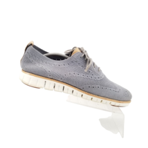 Cole Haan Men&#39;s Zerogrand Wingtip Oxford C24944 Light Gray Ironstone Siz... - $43.01