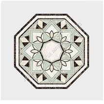 18&quot; Marble Coffee Octagon Table Top Handmade Inlay Mosaic Decorative Patio H5026 - £441.23 GBP